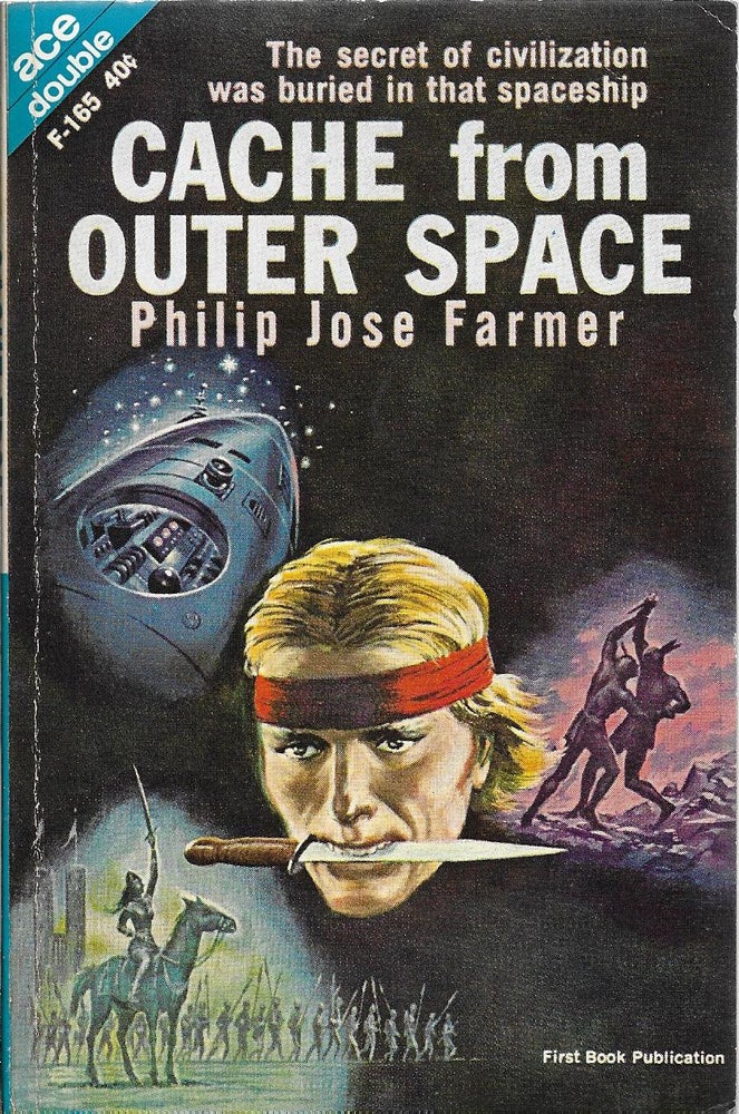 Item #400444 The Celestial Blueprint And Other Stories / Cache From Outer Space. Philip José Farmer.