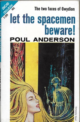 Item #401002 Let the Spacemen Beware! / The Wizard of Starship Poseidon. Poul / Bulmer Anderson,...