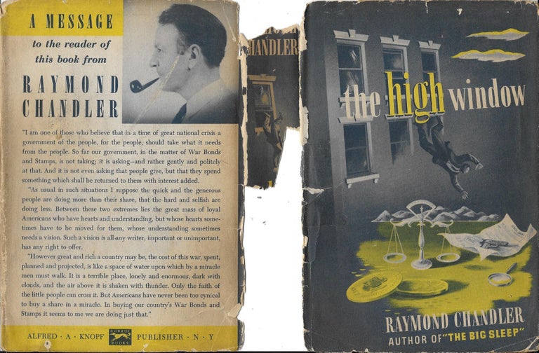 Item #401539 The High Window. Raymond Chandler.