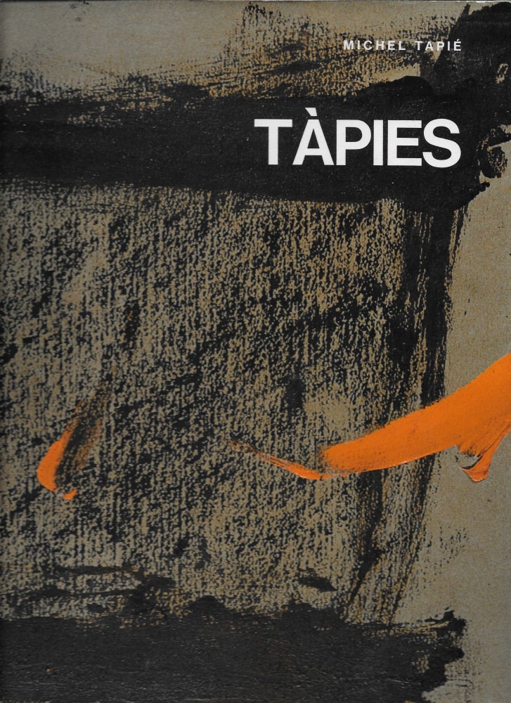 Item #401767 Antoni Tàpies. Antoni with Tàpies, Michel Tapié.