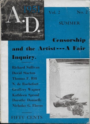Item #402307 A.D. Magazine, Second Quarter. Summer. Vol 2, No 2. A. M. Sullivan
