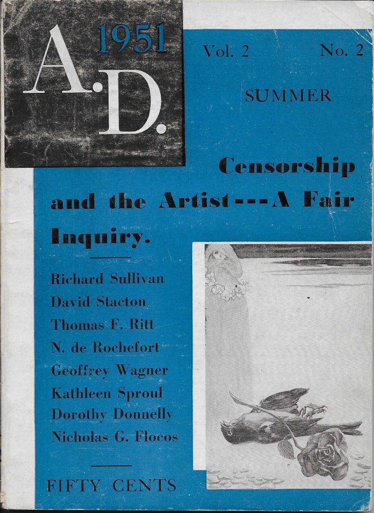 Item #402307 A.D. Magazine, Second Quarter. Summer. Vol 2, No 2. A. M. Sullivan.