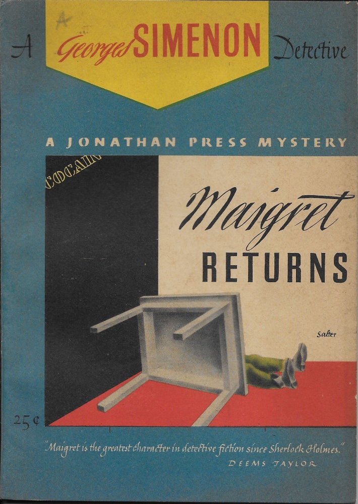 Item #402494 Maigret Returns. Georges Simenon.