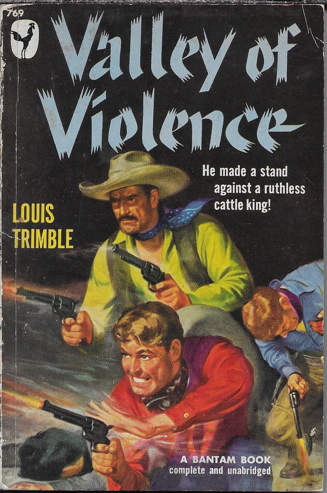 Item #402656 Valley of Violence. Louis Trimble.