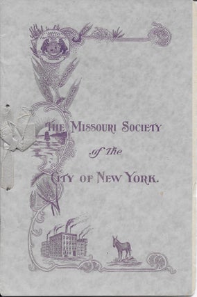 Item #402858 The Missouri Society of the City of New York