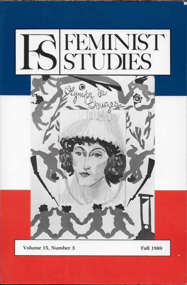Item #403110 FS: Feminist Studies. Fall 1989. Volume 13, Number 3. Claire G. Moses.