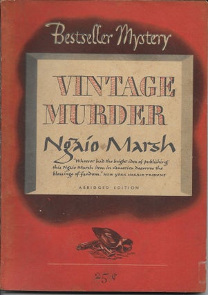 Item #403272 Vintage Murder. Ngaio Marsh