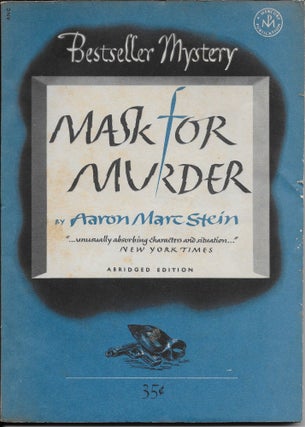 Item #403293 Mask for Nurder. Aaron Marc Stein