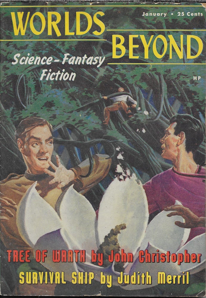 Item #403375 "Survival Ship" in Worlds Beyond: January 1951. Damon Knight, Judith Merril.