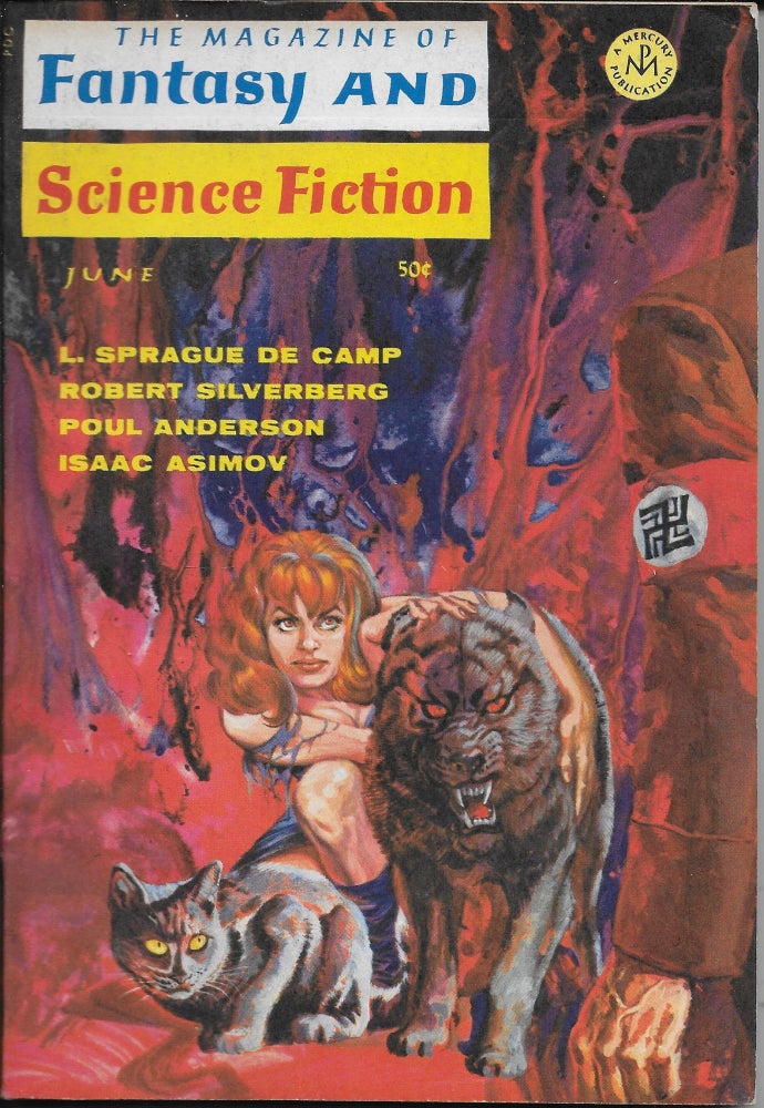 Item #403434 "Sundance" Part One of Three by Robert Silverberg in The Magazine of Fantasy and Science Fiction. June 1959. Edward L. Ferman, Robert Silverberg.