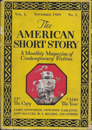 Item #403473 The American Short Story Vol 1, #1 November 1929