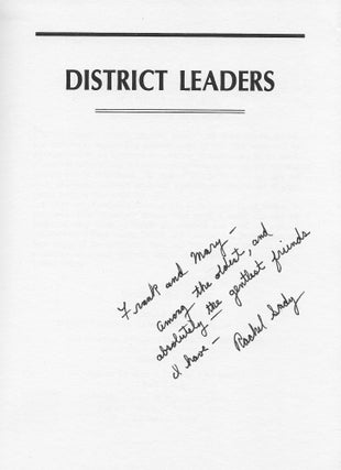 District Leaders: A Political Ethnography