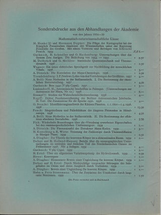 Über das Zerplatzen des Urankernes durch langsame Neutronen: Abhandlungen der Preussischen Akademie der Wissenschaften, Jahrgang 1939, Mathematisch-Naturwissenschaftliche Klasse, N° 12.