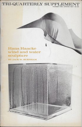 Item #404359 Hans Haacke: Wind and Water Sculpture. Jack W. Burnham