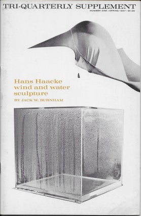 Item #404360 Hans Haacke: Wind and Water Sculpture. Jack W. Burnham