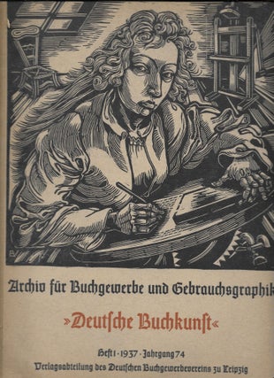 Item #404413 Archiv für Buchgewerbe und Gebrauchsgraphik: Deutsche Buchkunst. [Archives for...