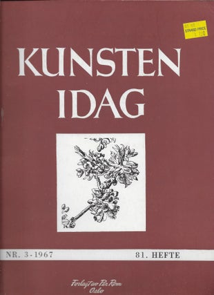 Item #404432 Kunsten Idag, Nr. 3 1967. 81 Hefte [Art Today -- The Norwegian Art Journal]. Dagfin...