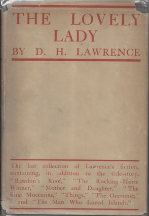 Item #404457 The Lovely Lady. D. H. Lawrence