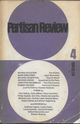 Item #404489 Partisan Review / 4 1976 [Volume XLIII Number 4