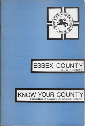Item #404518 Essex County, New Jersey. League of Women Voters
