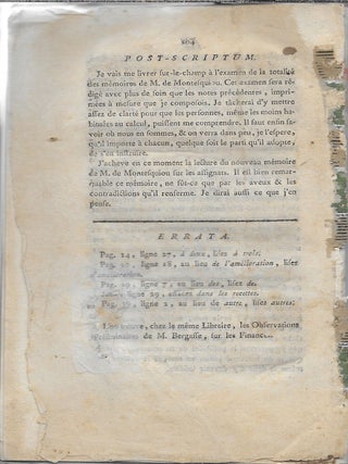 Réplique de M. Bergasse à M. de Montesquiou.