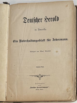 Deutscher Herold in America: Heft 1-55. VII Band