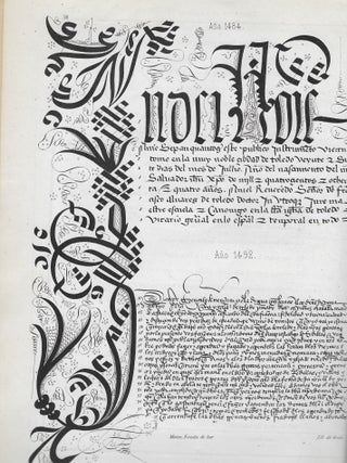 Paleografia Castellana: Coleccion de documentos autenticos para comprender con perfeccion todas las formas de letras manuscritas que se usaron en los siglos XII, XIII, XIV, XV y XVI, alfabetos mayusculos y minusculos, cifras, signos, abreviaturas, tabla numerica y un vocabulario del castellano antiguo, con la traduccion correspondiente en las paginas inmediatas.